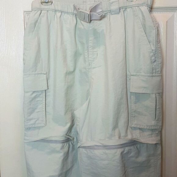 Womans Lands End Cream‎ Zipper Off Legs /S 28 pants cargo - Picture 3 of 8